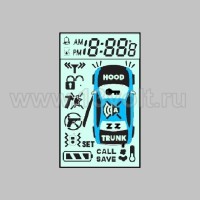 Дисплей ЖК для брелока Sheriff ZX-1055 на шлейфе
