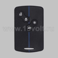 Чехол для смарт-ключа Renault, черный-синий
