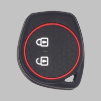 Чехол для ключа с ДУ Suzuki, черный-красн