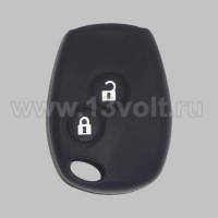 Чехол для ключа с ДУ Renault 2 кн., черный