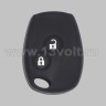 Чехол для ключа с ДУ Renault 2 кн., черный