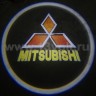 Подсветка зоны открытых дверей с логотипом Mitsubishi