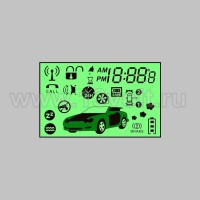 Дисплей ЖК для брелока Tomahawk TZ-9010 на ножках