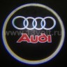 Подсветка зоны открытых дверей с логотипом Audi