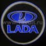 Подсветка зоны открытых дверей с логотипом Lada