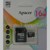 Карта памяти microSDHC 16GB class 10 Apacer