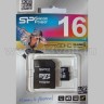 Карта памяти microSDHC 16GB class 10 Silicon Power