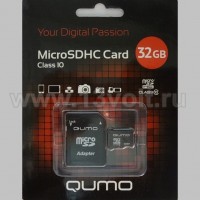Карта памяти microSDHC 32GB class 10 Qumo