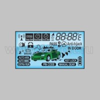 Дисплей ЖК для брелока Tomahawk Z5 на ножках