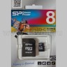 Карта памяти microSDHC 8GB class 6 Silicon Power