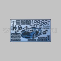 Дисплей ЖК для брелока Tomahawk X5 на шлейфе