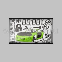 Дисплей ЖК для брелока Scher-Khan Mobicar 1 на шлейфе